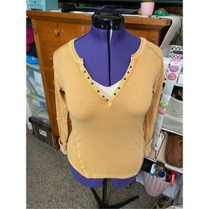 Free People Long Sleeve Thermal Top